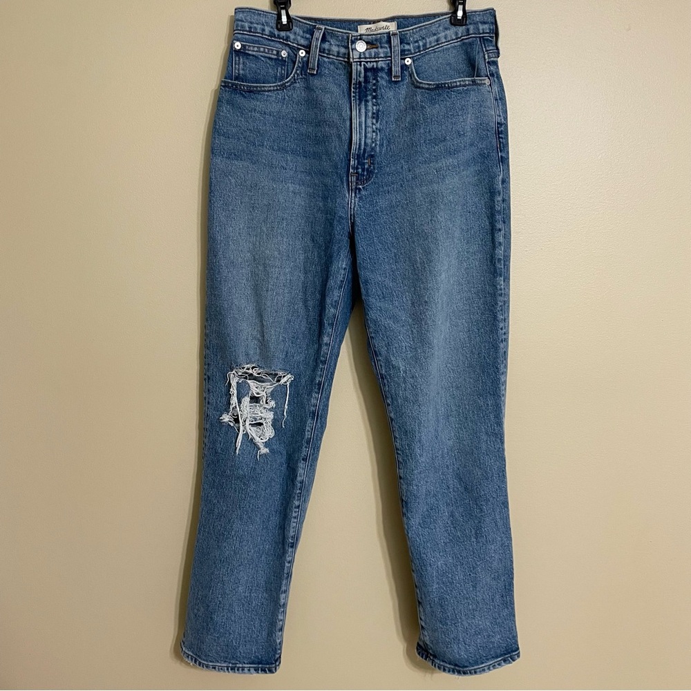 Madewell The Perfect Vintage Straight Jean Size 29 Distressed‎